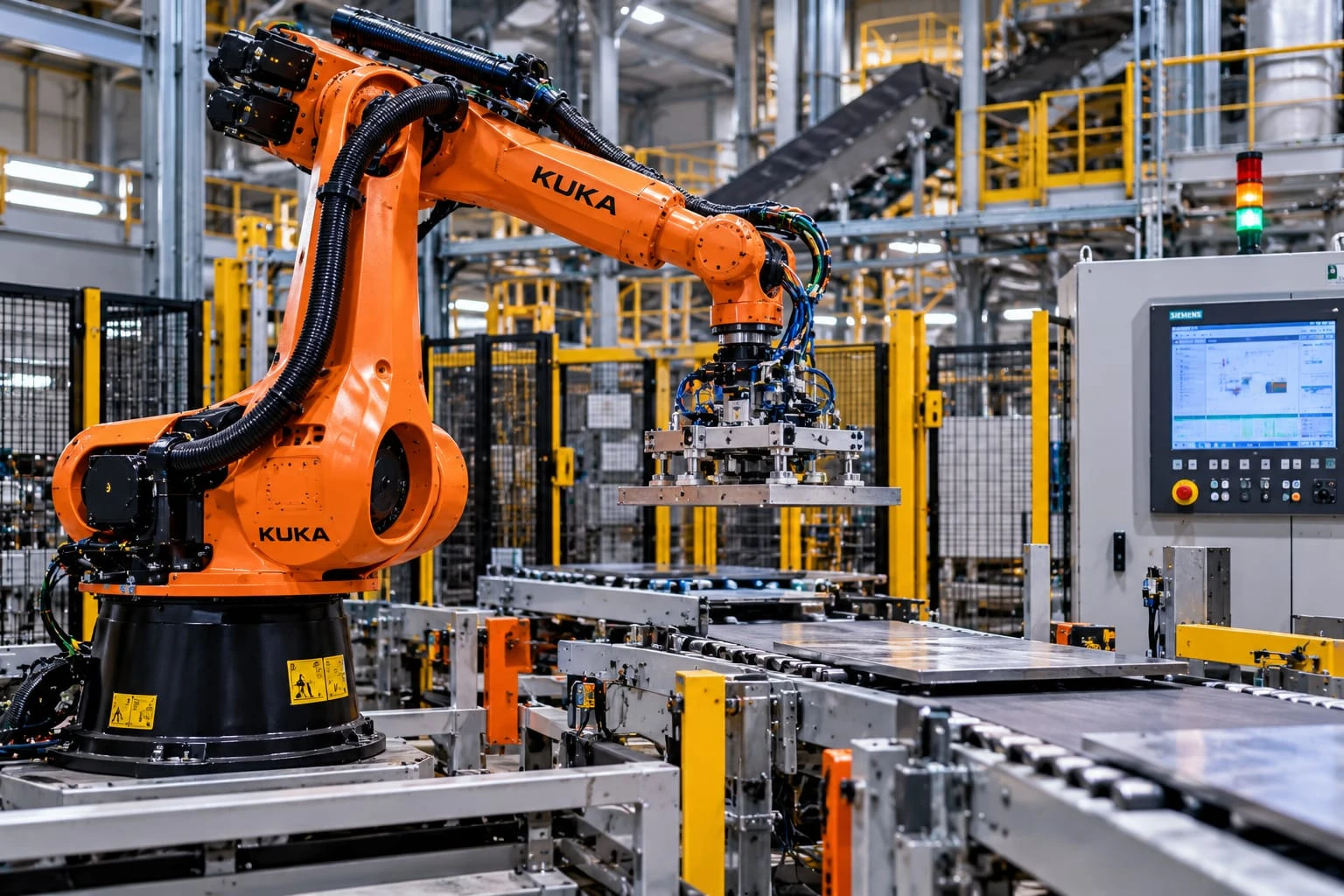 Robótica y control industrial — imagen ilustrativa